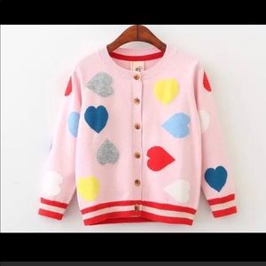 Kids pink cardigan